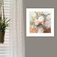 Table Bouquet 2 [2] White Framed Print Wall Art