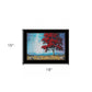 Red Tree 1 Black Framed Print Wall Art