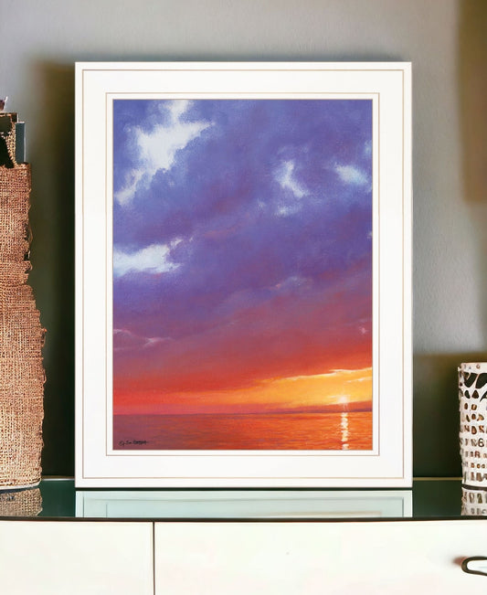 Certain Glow 2 White Framed Print Wall Art