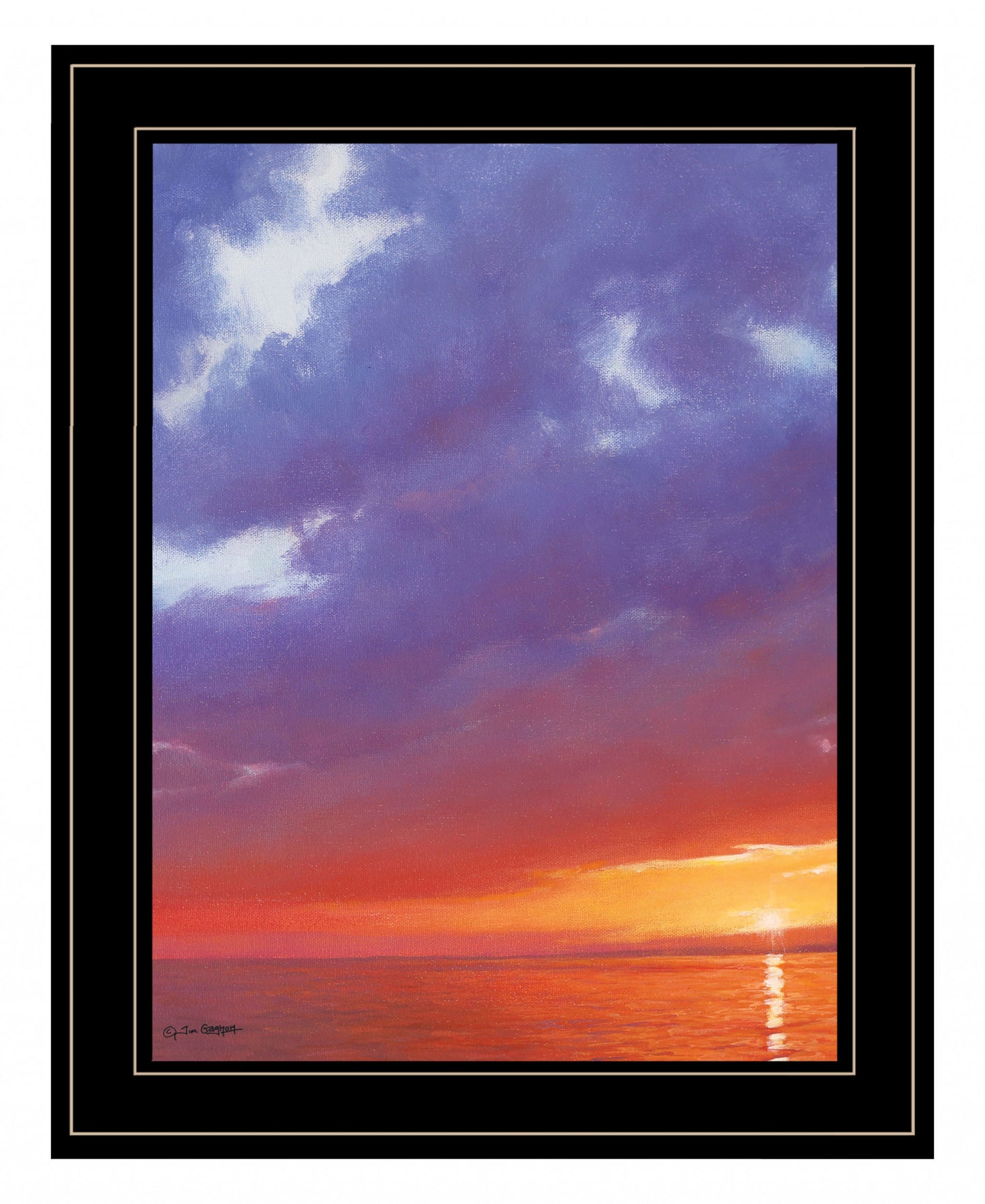 Certain Glow 1 White Framed Print Wall Art