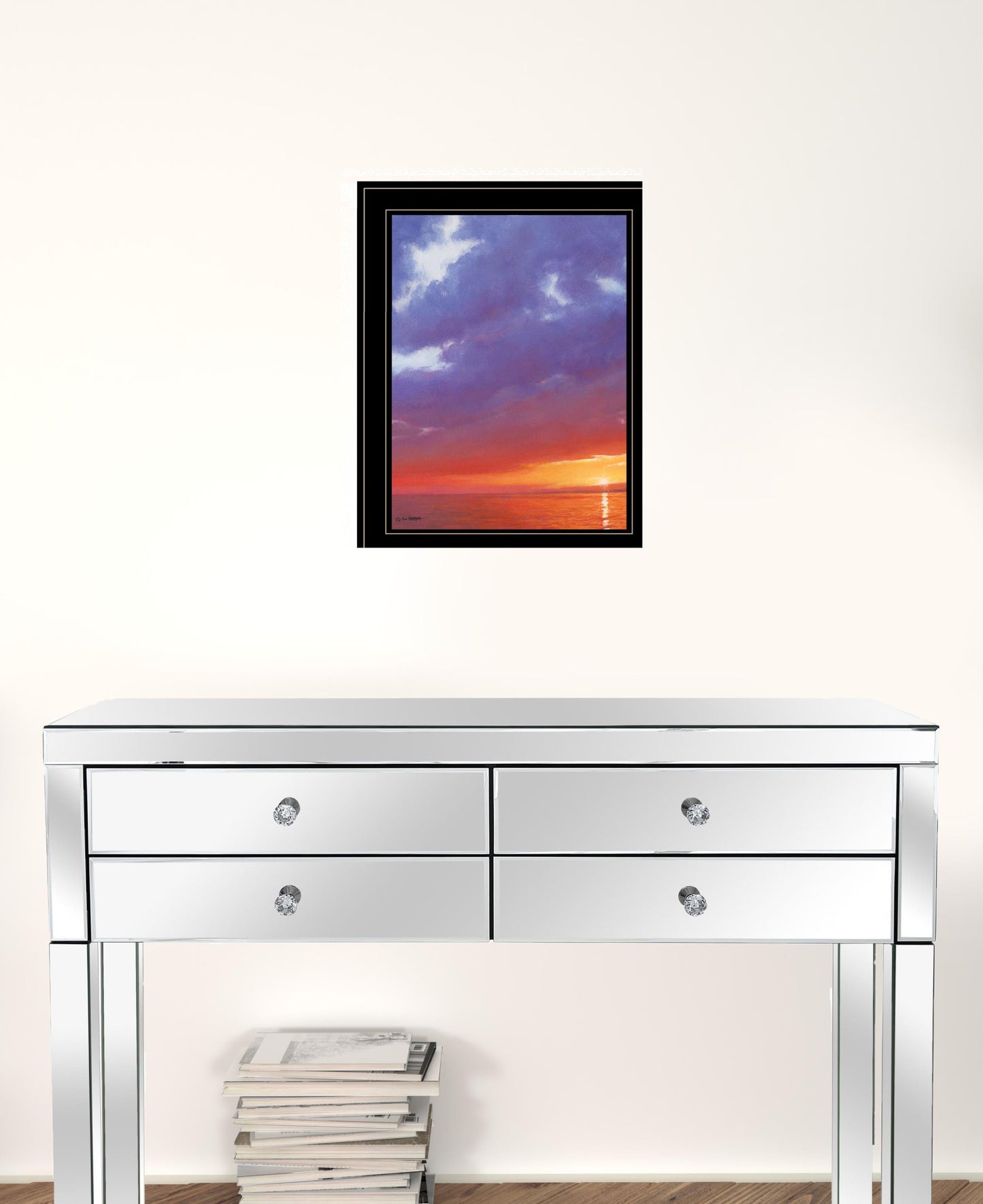 Certain Glow 1 White Framed Print Wall Art