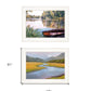 Set Of Two Serene Water 1 White Framed Print Wall Art