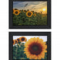 Set Of Two Midwest Living 2 Black Framed Print Wall Art