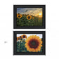 Set Of Two Midwest Living 2 Black Framed Print Wall Art