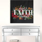 Set Of Two Cherish And Have Faith 1 Black Framed Print Wall Art