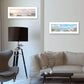 Set Of Two The Seascape 2 White Framed Print Wall Art