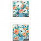 Set Of Two Fancy Floral 1 White Framed Print Wall Art