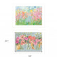 Set Of Two Garden Flowers II 1 White Framed Print Wall Art