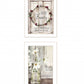 Set Of Two Our Family Blossoms 1 White Framed Print Wall Art