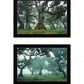 Set Of Two Enchanted Forest 2 Black Framed Print Wall Art