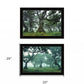 Set Of Two Enchanted Forest 2 Black Framed Print Wall Art