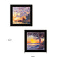 Set Of Two Carmel Beach and Lighthouse 1 White Framed Print Wall Art