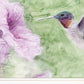 Set Of Two Humming Bird 1 and 2 White Framed Print Wall Art