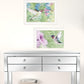 Set Of Two Humming Bird 1 and 2 White Framed Print Wall Art