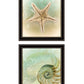 Set Of Two The Sea I And Sea II 1 Black Framed Print Wall Art