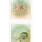 Set Of Two The Sea I And Sea II 2 White Framed Print Wall Art