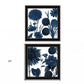 Set Of Two Sunflower Blues 1 Black Framed Print Wall Art