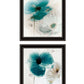 Set Of Two Poppy 1 Black Framed Print Wall Art