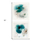 Set Of Two Poppy 2 White Framed Print Wall Art