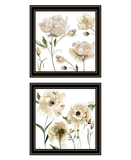 Set Of Two Brittany I and Sea II 2 Black Framed Print Wall Art