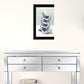 Tea Tower Blue 1 White Framed Print Kitchen Wall Art