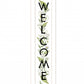 Welcome Sign II 1 White Framed Print Wall Art