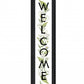 Welcome Sign II 2 Black Framed Print Wall Art