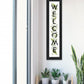 Welcome Sign II 2 Black Framed Print Wall Art