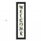 Welcome Sign II 2 Black Framed Print Wall Art