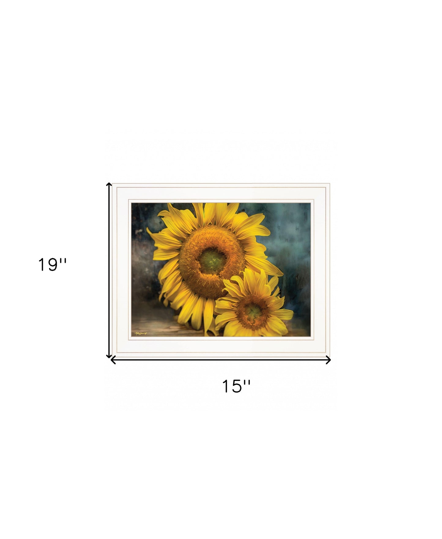 Floral Beauty II 1 White Framed Print Wall Art