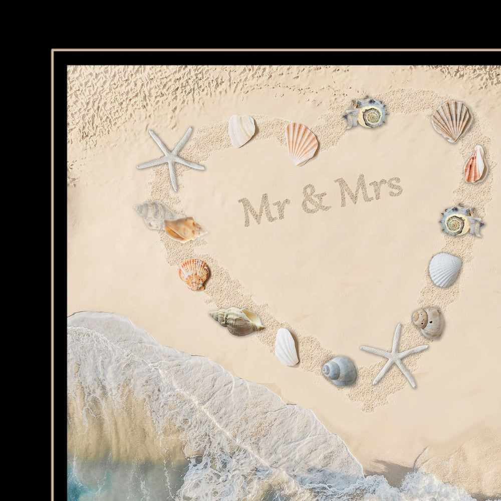 Marriage is a Beach 2 White Framed Print Wall Art