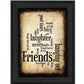 Friends 1 Black Framed Print Wall Art