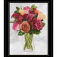 Vases With Flowers II 2 Black Framed Print Wall Art