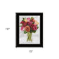 Vases with Flowers II 2 Black Framed Print Wall Art