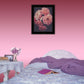 Dreamy Rose 2 Black Framed Print Wall Art