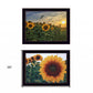 Set Of Two Midwest Living 4 Black Framed Print Wall Art