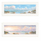 Set Of Two Nautical Boat 1 White Framed Print Wall Art