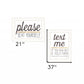 Set Of Two Text Me If You Run Out of Toilet Paper While Seated 1 White Framed Print Wall Art