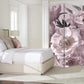 Romantic Floral Three Panel Room Divider Screen