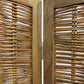 Brown Willow Four Panel Room Divider Screen