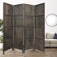 Modern Farmhouse Rustic Four Panel Room Divider Screen