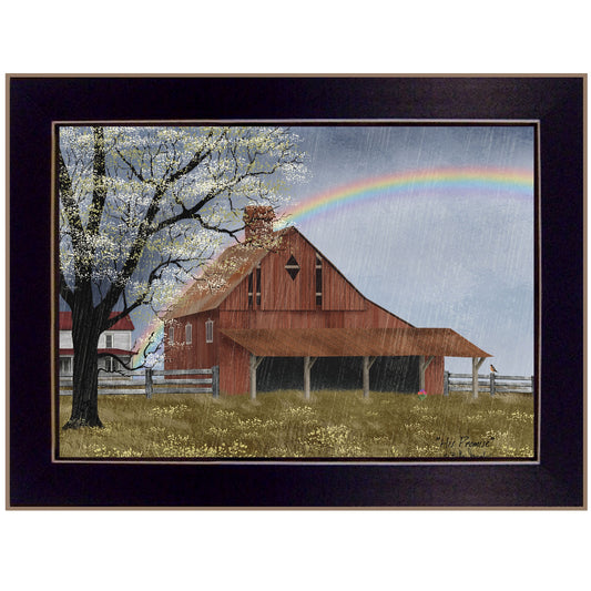 His Promise Black Framed Print Wall Art