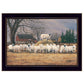 Wool Gathering 1 Black Framed Print Wall Art