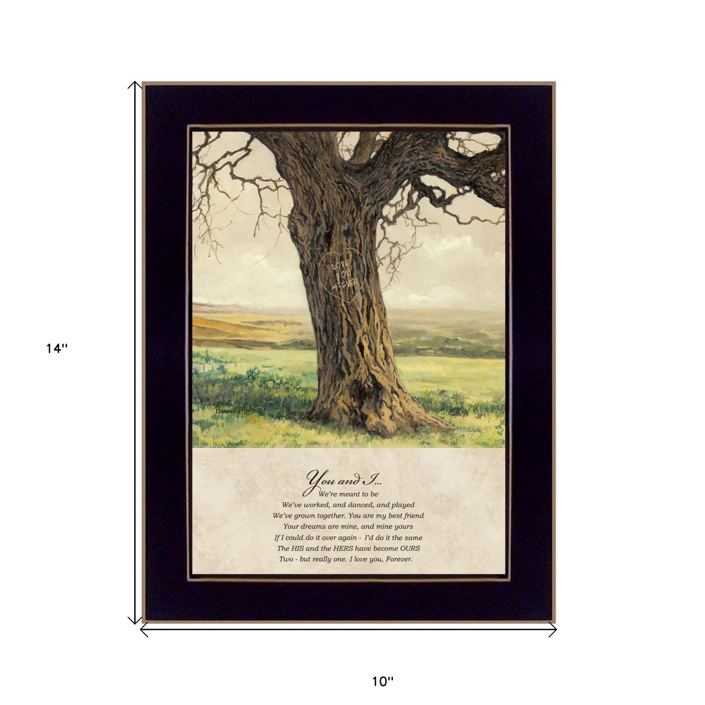 Forever Black Framed Print Wall Art