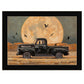 Harvest Moon 1 Black Framed Print Kitchen Wall Art