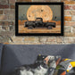 Harvest Moon 1 Black Framed Print Kitchen Wall Art