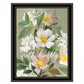 Walk Humbly Floral 1 Black Framed Print Wall Art