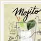 Mojito White Framed Print Wall Art