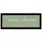 Panic Cleaned 3 Black Framed Print Wall Art