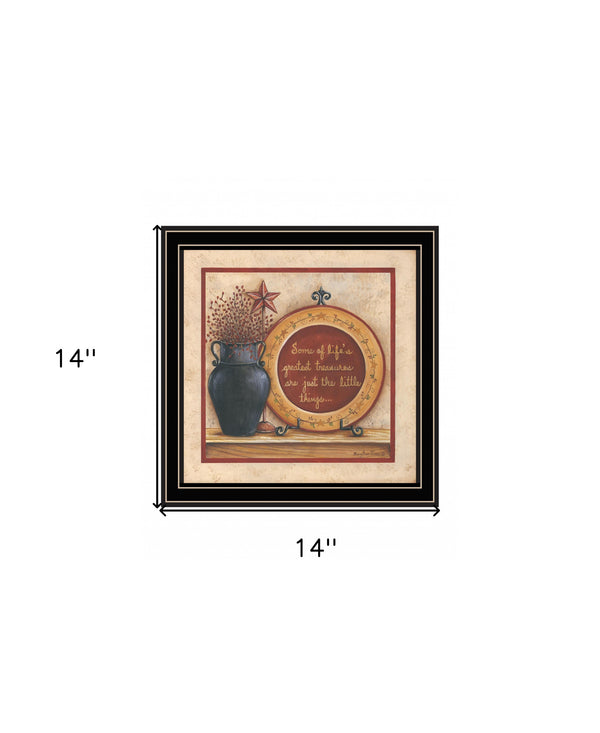 Greatest Treasures 2 Black Framed Print Wall Art